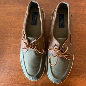 Size 10.5 polo boat shoe